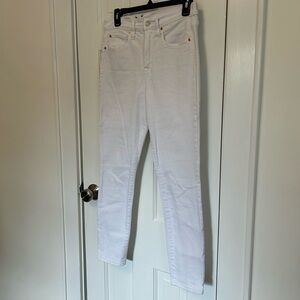 GAP Women's True Skinny High Rise White Jeans